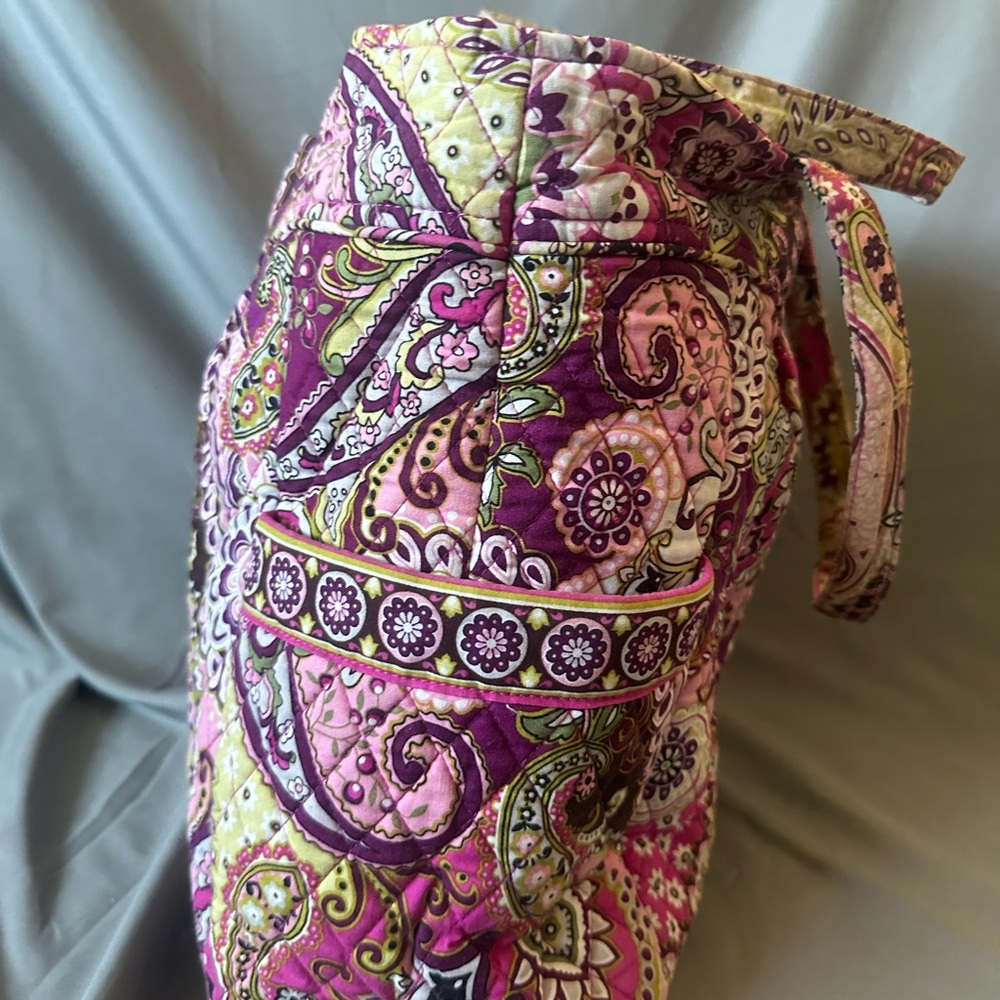 Vera Bradley Laura Shoulder Bag in the Very Berry Paisley pattern - Picture 2 of 10